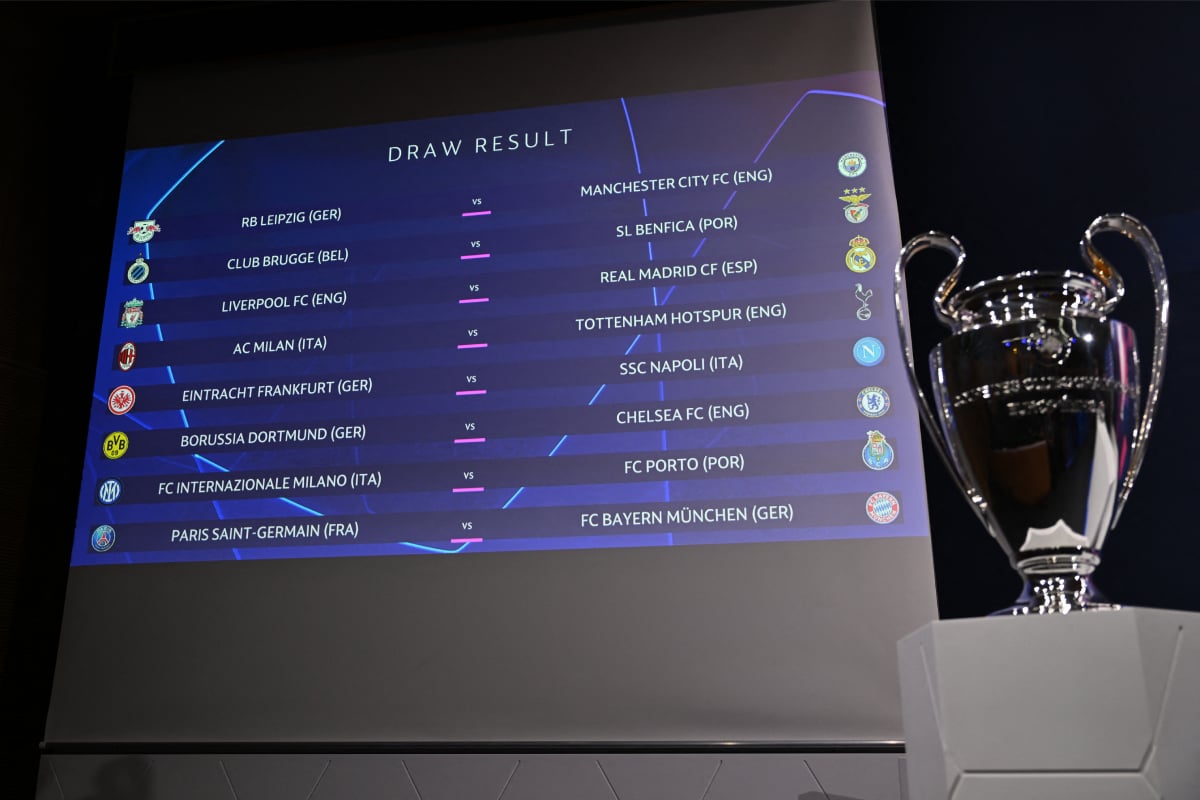Listos los octavos de final de la Uefa Champions League | Winpot MX Blog