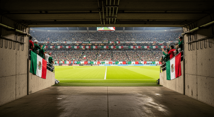 Jugadores de Guadalajara y Cruz Azul disputando el balón en la semifinal del Clausura 2026 de Liga MX