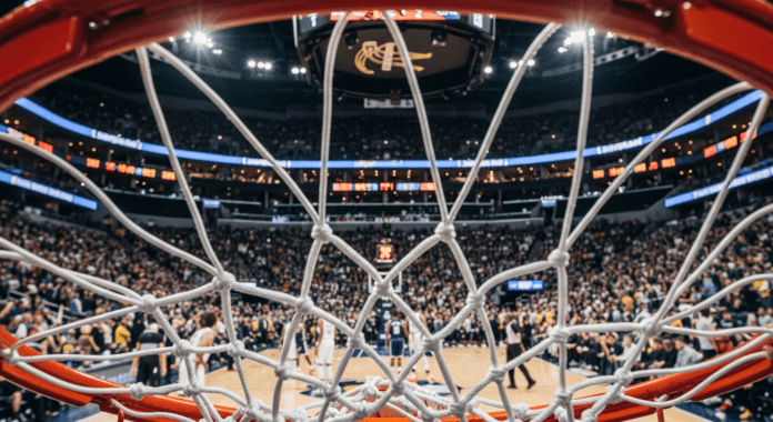 Jalen Brunson de los NY Knicks celebra frente a Victor Wembanyama de los SA Spurs en las Finales NBA 2026