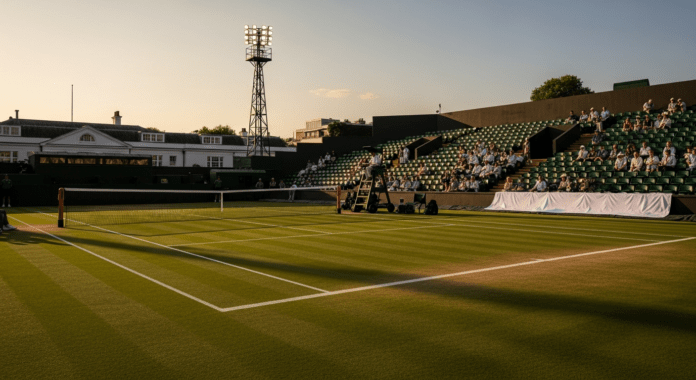 Ashlyn Krueger vs. Marta Kostyuk en la cancha de césped de Wimbledon 2026