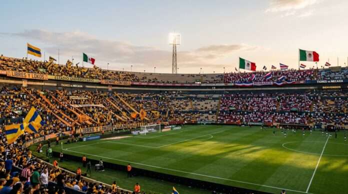 Partido Tigres UANL vs Necaxa en el Apertura 2026 de la Liga MX